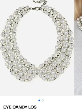 Eye Candy LA Dianna Statement Pearl Necklace